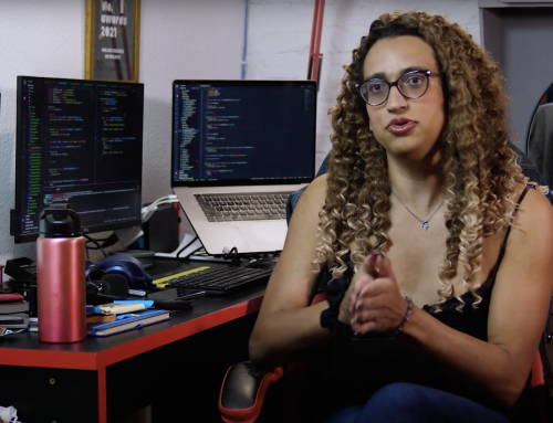 Nathally Souza shows that the place of a trans woman can be in programming or wherever she wants to be.